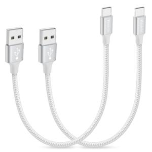 Short USB-C Carplay Cable 2-Pack, 0.3M