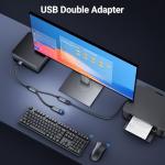 KiWiBiRD USB-C 2-Port Splitter and Adapter