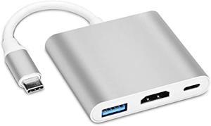 USB-C 3-in-1 HDMI Adapter with USB 3.0