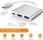USB-C 3-in-1 HDMI Adapter with USB 3.0