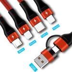 SIQWIO Nylon Braided 4-in-1 Charger