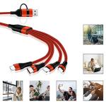 SIQWIO Nylon Braided 4-in-1 Charger