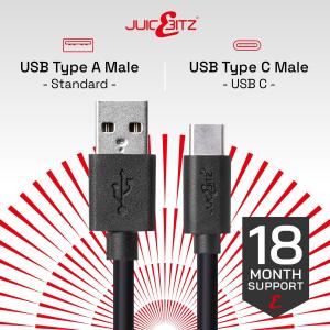 Fast Charge USB-C Data Cable by JuicEBitz®