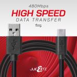 Fast Charge USB-C Data Cable by JuicEBitz®