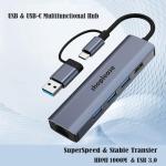 5-in-1 USB-C Hub with Ethernet Adapter