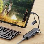 5-in-1 USB-C Hub with Ethernet Adapter