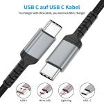 2-Pack 2m Fast Charging USB-C Cables