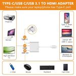Type C to HDMI Converter with USB 3.0