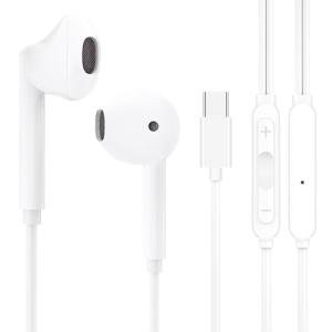 USB-C Headphones with Microphone and Volume Control