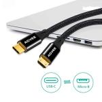 AGVEE 3ft USB-C to Micro USB Cable - 2 Pack