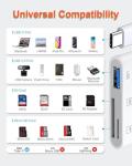 USB-C 3-in-1 SD Card Reader Adapter