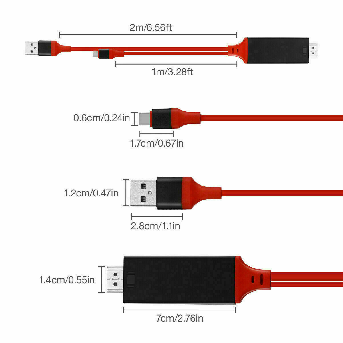 USB-C to HDMI Adapter for Android Devices