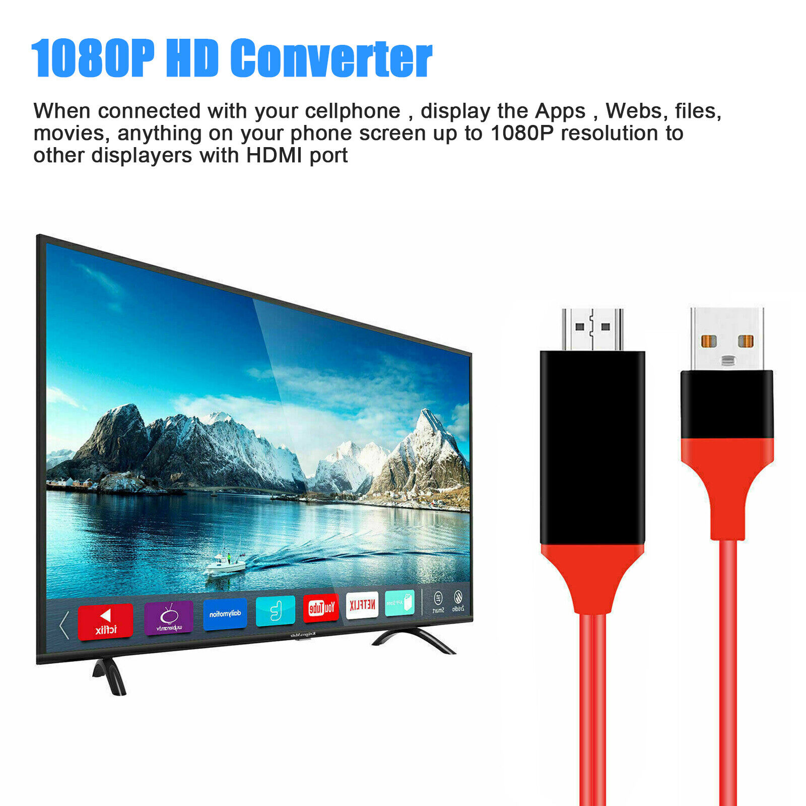 USB-C to HDMI 1080P Adapter for Android