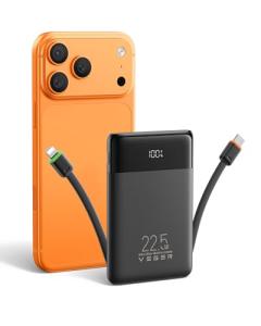 VEGER 10000mAh Slim USB-C Power Bank Charger