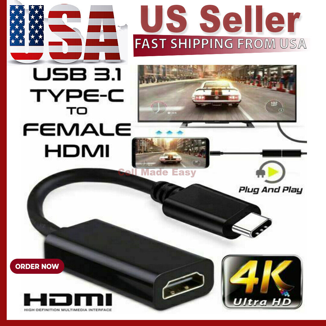USB-C to HDMI Adapter for Android Phone/Tablet