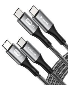 Silkland USB-C Cable 2 Pack Fast Charge