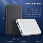 10k mAh USB-C Power Bank for Phones