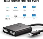 4K 60Hz Dual HDMI USB-C Adapter