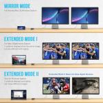 4K 60Hz Dual HDMI USB-C Adapter