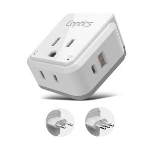Italy, Rome Power Plug Adapter with USB-C