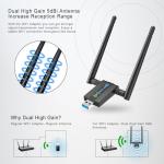 1300Mbps Wireless WiFi USB Adapter for PC