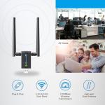 1300Mbps Wireless WiFi USB Adapter for PC