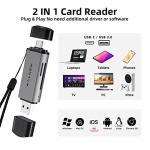 WALNEW USB-C SD/Micro-SD Card Reader Adapter