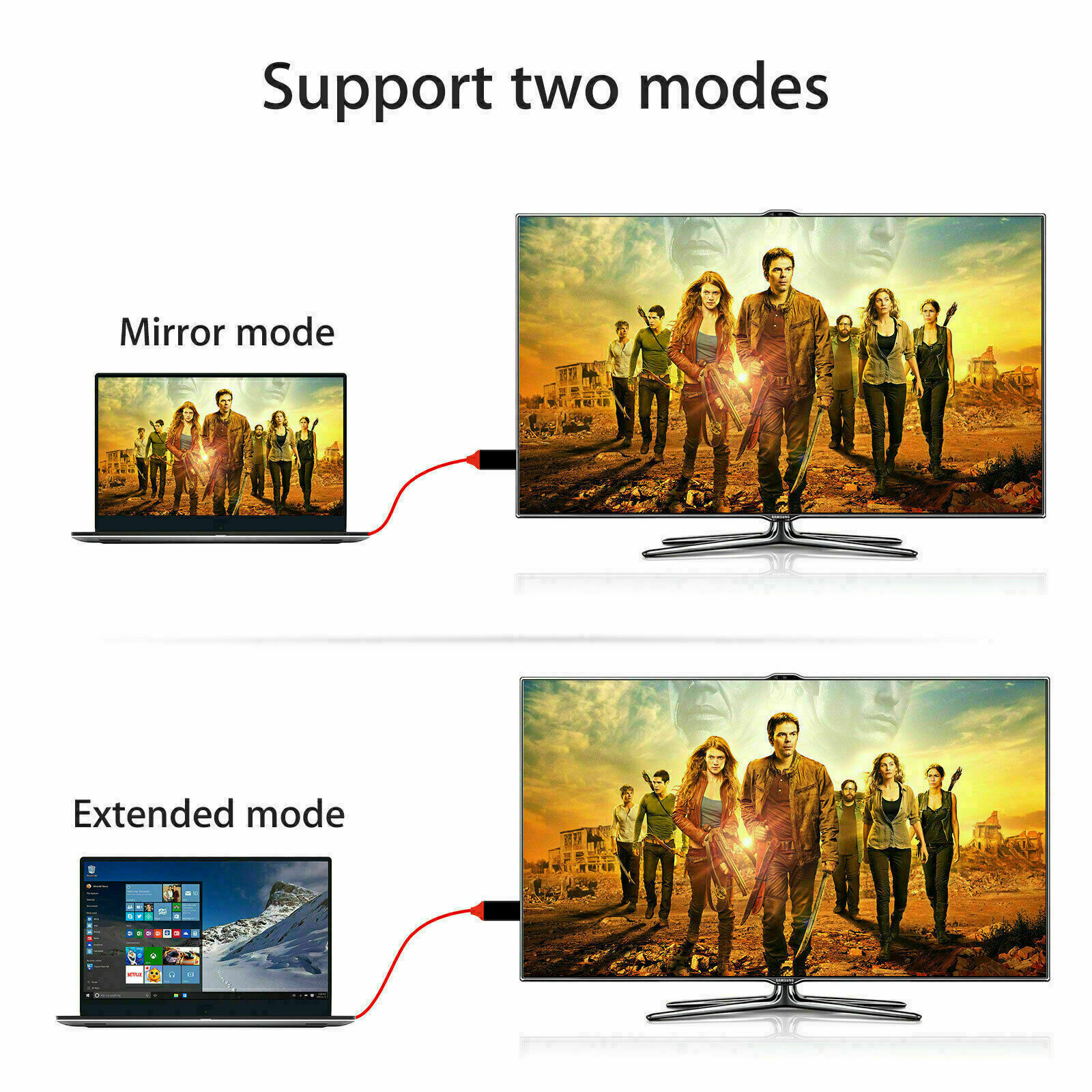 USB-C to HDMI Adapter for Samsung & MacBook