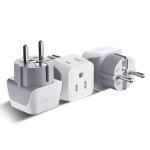 Ultra-Compact Dual Input Plug Adapter (3 Pack)