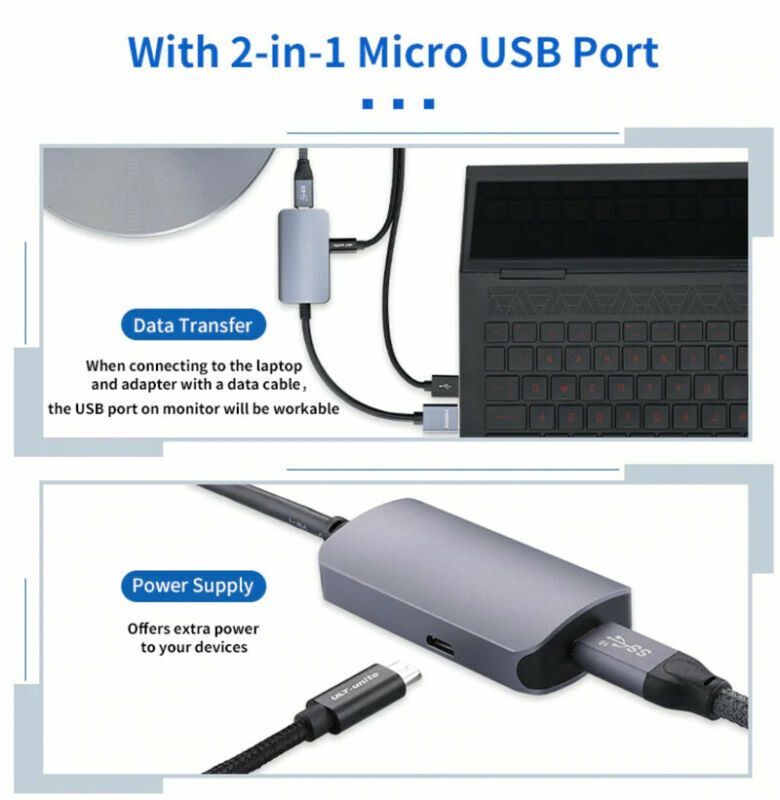 USB-C HDMI Hub Adapter for 4K Laptops