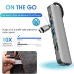 6-in-1 Type C HDMI Adapter Hub for Apple Devices