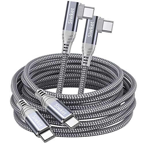 90° Fast Charging USB-C Cable (2-Pack)