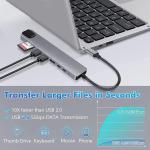 Type C 8-in-1 Adaptor for MacBook & Mobile