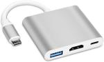 3-in-1 USB-C Hub with 4K HDMI (silver)