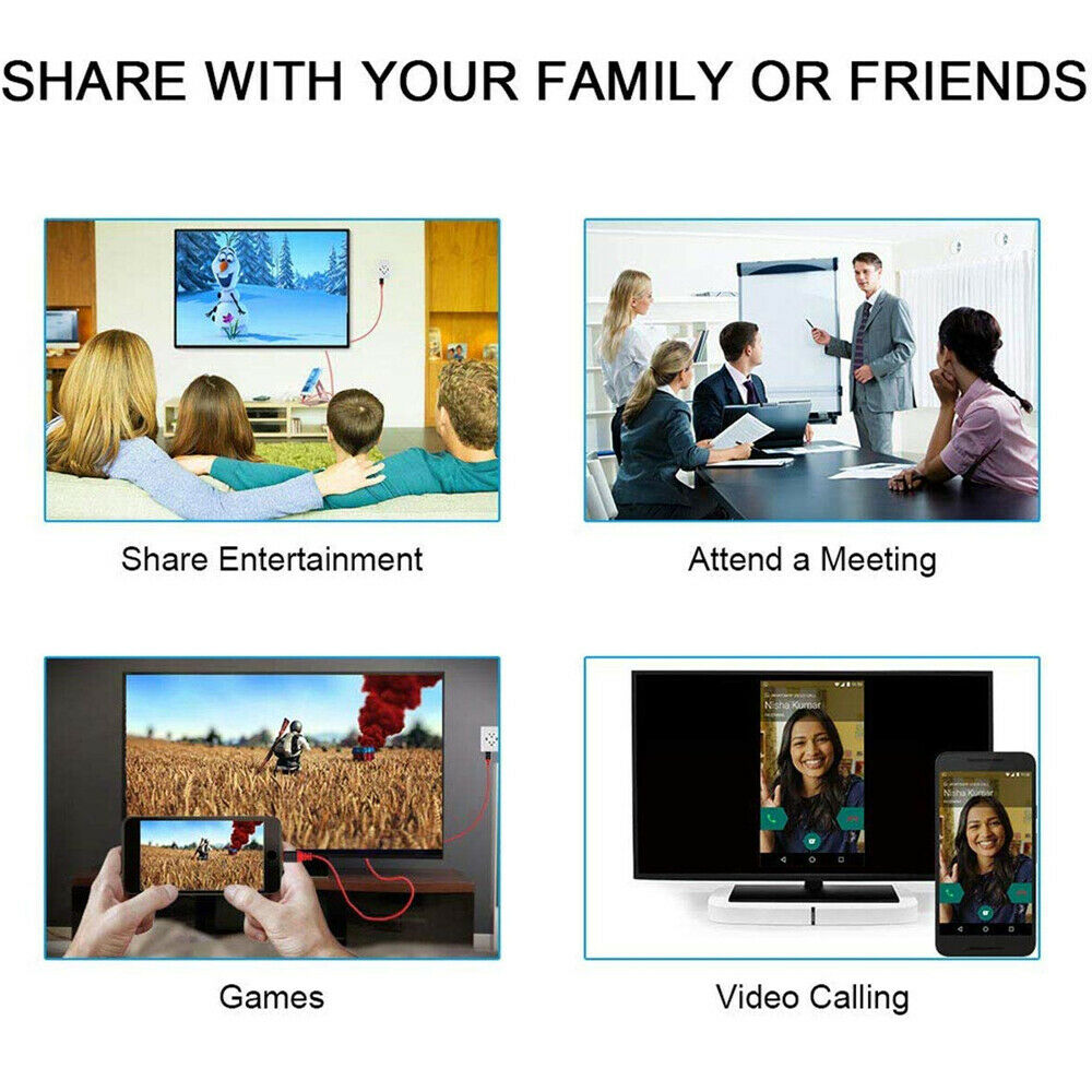 6.6FT USB C to HDMI Adapter for Samsung