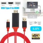 6.6FT USB C to HDMI Adapter for Samsung