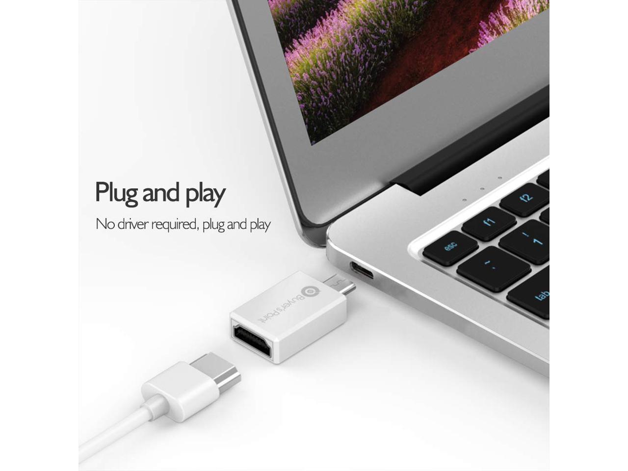 25 Pack White USB-C to HDMI Adapters