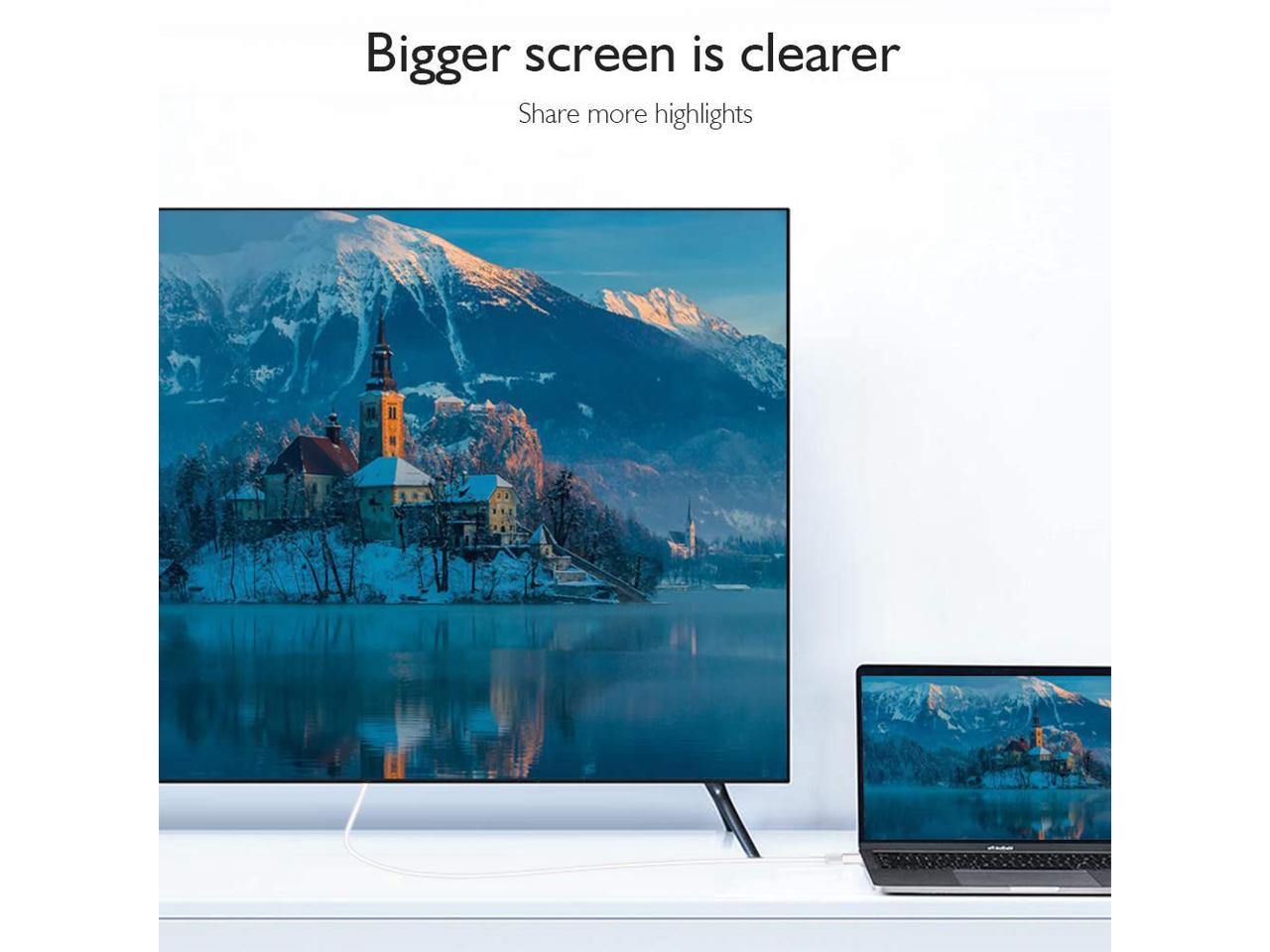 25 Pack White USB-C to HDMI Adapters