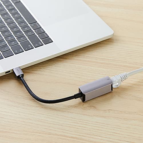 Aluminum USB-C to Ethernet Adapter