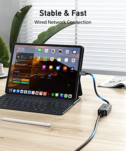 Uni USB-C to Ethernet Adapter (Thunderbolt Compatible)