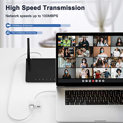 2-in-1 USB C Ethernet & Charge Adapter