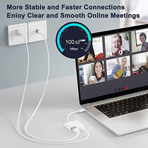 2-in-1 USB C Ethernet & Charge Adapter