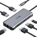 6-in-1 USB-C Hub with 4K HDMI & Ethernet