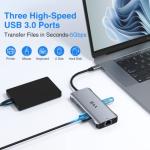 6-in-1 USB-C Hub with 4K HDMI & Ethernet