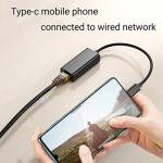 USB-C Ethernet Adapter for MacBook, iPad, Dell, Galaxy