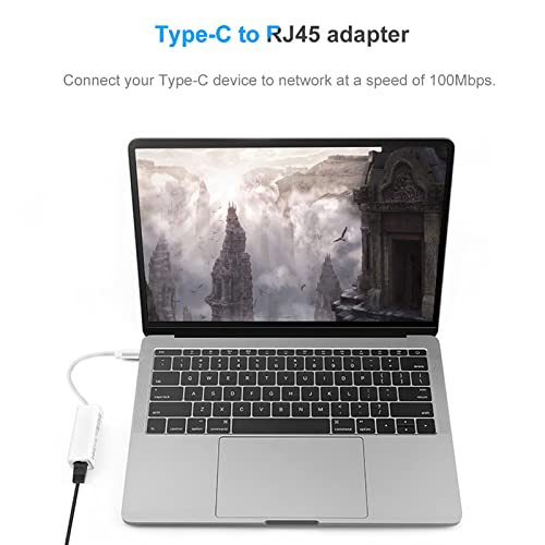 Diyeeni USB-C Type-C to RJ45 Ethernet Adapter