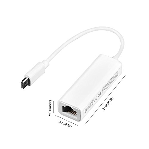 Diyeeni USB-C Type-C to RJ45 Ethernet Adapter