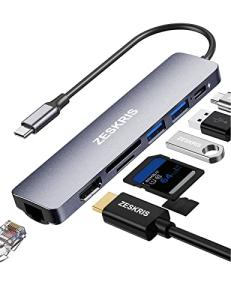 ZESKRIS 7-IN-1 USB C Hub Adapter