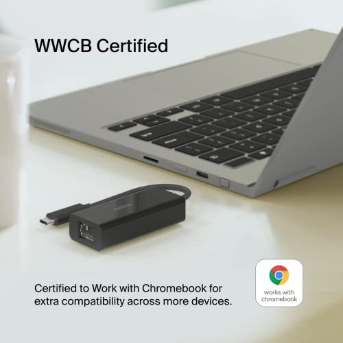 Belkin USB-C Ethernet Adapter for MacBook, iPad, XPS