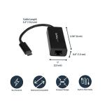 USB-C to Gigabit Ethernet Adapter - Thunderbolt Compatible